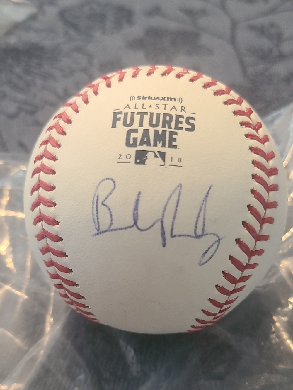 Brendan Rodgers Aurographed 2018 Futures Game Basebal with COA